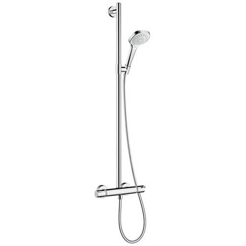 Additional image for Croma Select E Multi Semipipe Shower Pack (White & Chrome).
