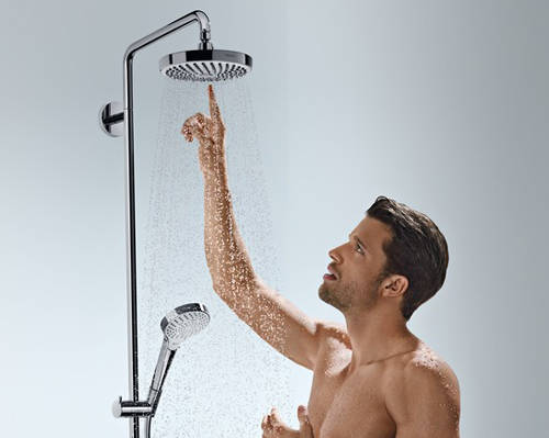 Additional image for Croma Select S 180 2 Jet Manual Shower Pack (White & Chrome).