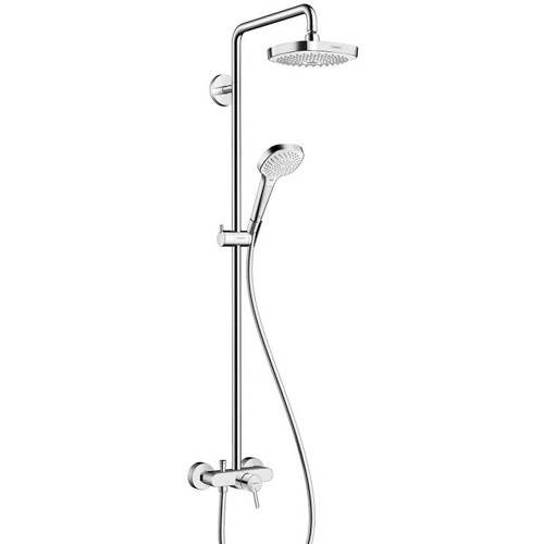 Additional image for Croma Select E 180 Shower With Lever Handle  (White & Chrome).