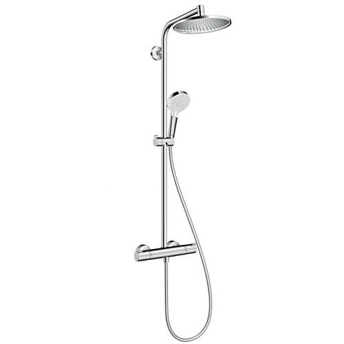 Additional image for Crometta S 240 1 Jet Showerpipe Pack With EcoSmart (Chrome).