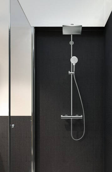 Additional image for Crometta E 240 1 Jet Showerpipe Pack With EcoSmart (Chrome).