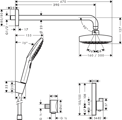 Additional image for Design Shower Set & Raindance Select E / Shower Select.