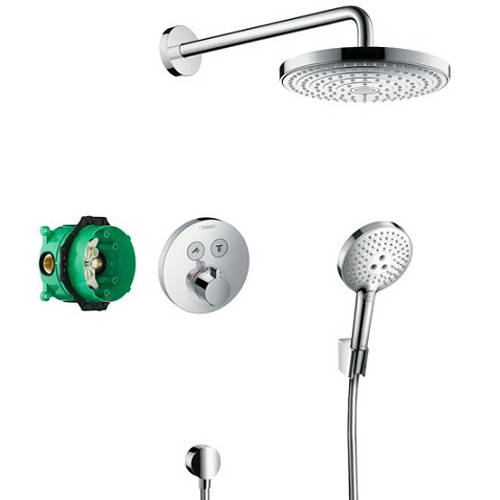 Additional image for Shower Set With Valve, Raindance Head & Select Handset.