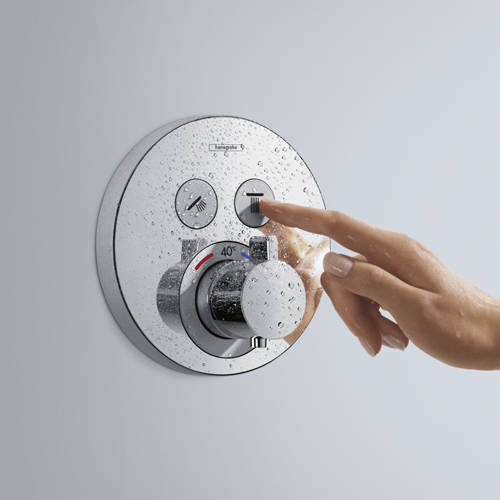 Additional image for Shower Set With Valve, Raindance Head & Select Handset.