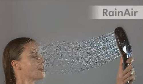 Additional image for Shower Set With Valve, Raindance Head & Select Handset.