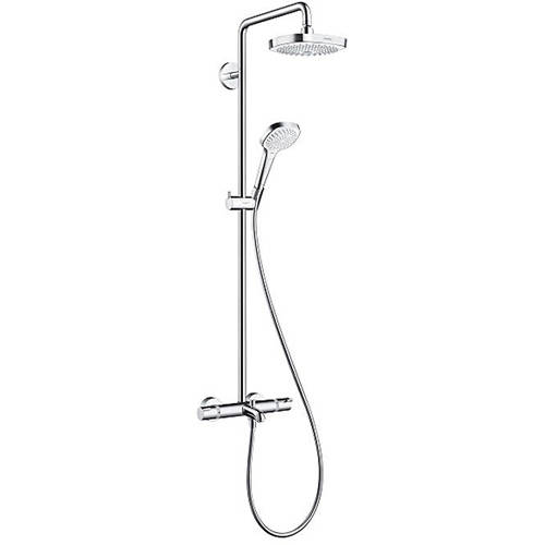 Additional image for Croma Select E 180 2 Jet Showerpipe Pack With Bath Spout.