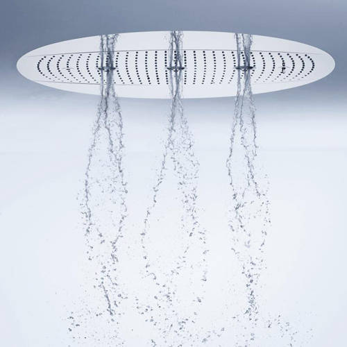 Additional image for Rainmaker 600mm 3 Jet Shower Head & Highflow Valve (Chrome).