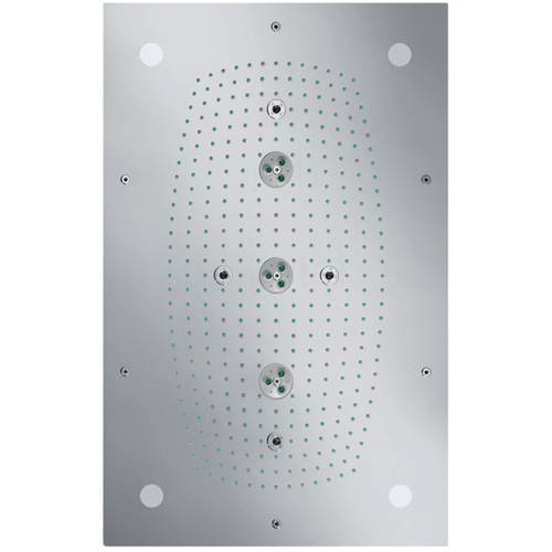 Additional image for Raindance Rainmaker 3 Jet Shower Head & LEDs (680x460mm).