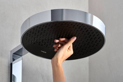 Additional image for Rainfinity Showerpipe 250 1jet EcoSmart with ShowerTablet 350 (Chrome)