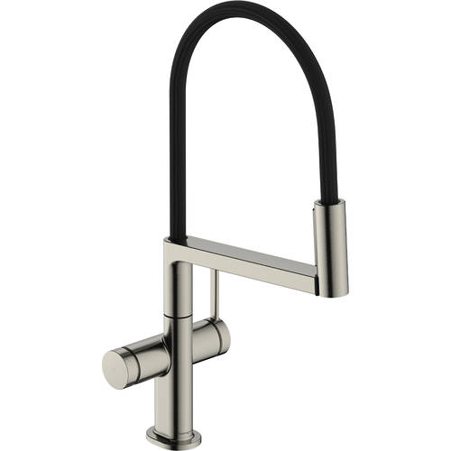 Additional image for Select M54 PowderSpray Kitchen Tap With 3 Jets (Semi-Pro, Stainless Steel).