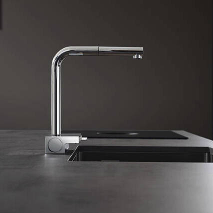 Additional image for Select M81 Kitchen Tap With Pull Out & sBox (2 Jets, S Steel).
