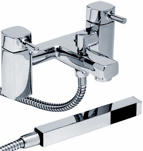 Additional image for Bath Shower Mixer Tap With Shower Kit (Chrome).