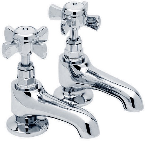 Additional image for Basin Taps (Pair, Chrome).