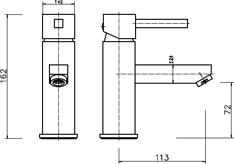 Additional image for Basin Tap & Waste (Chrome).