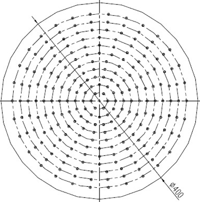 Extra Large Round Shower Head (400mm). Hydra Showers HI-HEAD08