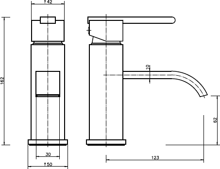 Additional image for Basin Tap & Waste (Chrome).