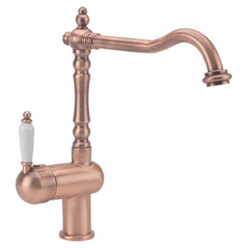 Additional image for Oxford Kitchen Tap With Single Lever Control (Copper).