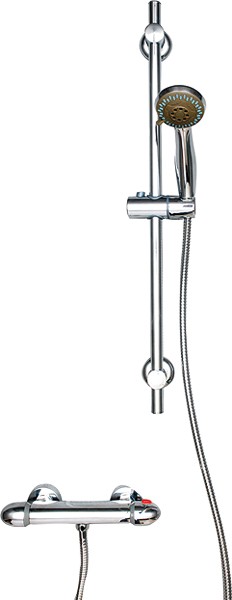 Additional image for Thermostatic Bar Shower Valve With Slide Rail Kit.