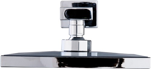 Additional image for Square Shower Head & Wall Mounting Arm (Chrome).