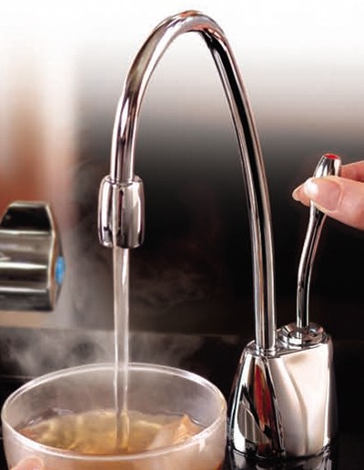 Additional image for Steaming Hot Filtered Kitchen Tap (Brushed Steel).