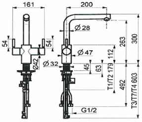 Additional image for Boiling Hot & Cold Water Kitchen Tap (Brushed Steel).