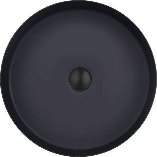 Additional image for Round Counter Top Basin (400mm, Matt Black).