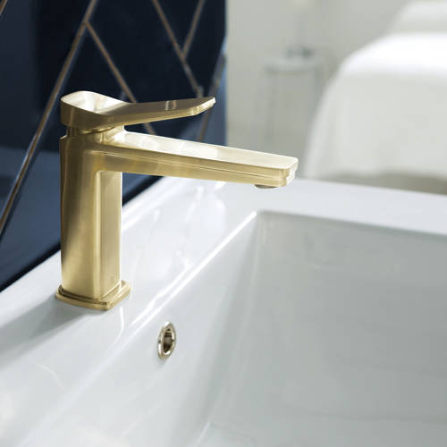 Additional image for Basin Mixer Tap (Brushed Brass).