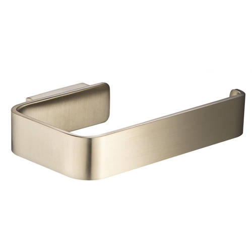 Additional image for Toilet Roll Holder (Brushed Brass).