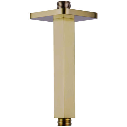 Additional image for Ceiling Mounting Shower Arm (Brushed Brass).