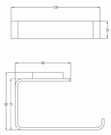 Additional image for Bathroom Accessories Pack 6 (Brushed Brass).