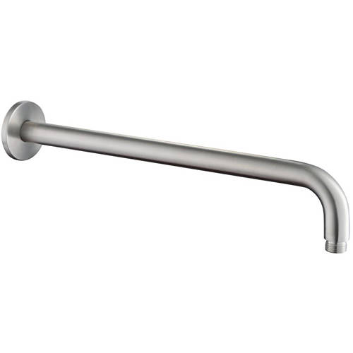 Additional image for Round Wall Mounting Shower Arm (Stainless Steel).