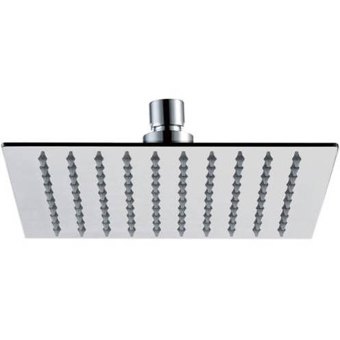 Additional image for Slim Square Shower Head (250x250mm, Stainless Steel).