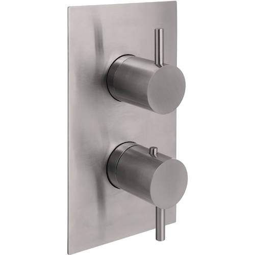 Additional image for Concealed Thermostatic Shower Valve (1 Outlet, Stainless Steel).