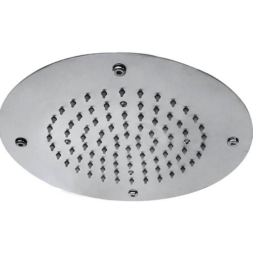 Additional image for Ceiling Mounted Round Shower Head (300mm, Stainless Steel).