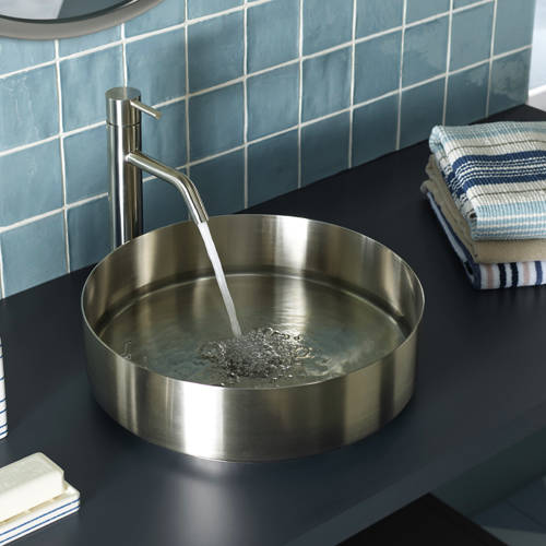 Additional image for Round Counter Top Basin (400mm, Stainless Steel).