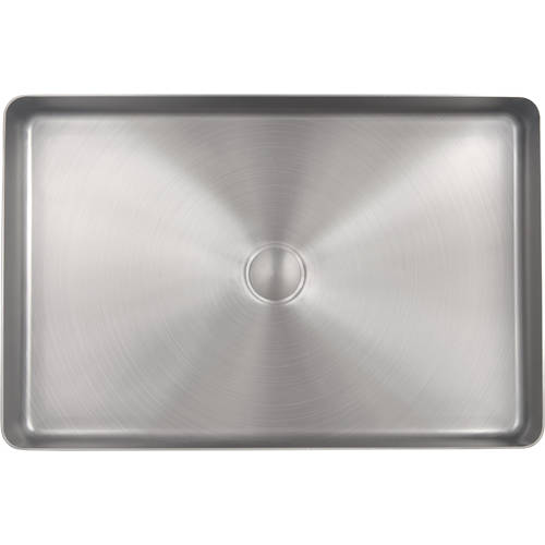 Additional image for Rectangular Counter Top Basin (520x340, Stainless Steel).