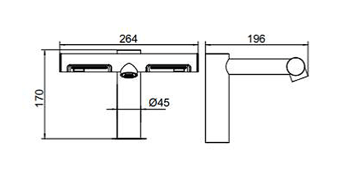 Additional image for Sensor Tap With Hand Dryer (Stainless Steel).