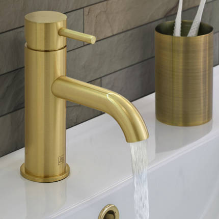 Additional image for Basin & Floor Standing Bath Shower Mixer Tap With Kit (Br Brass).