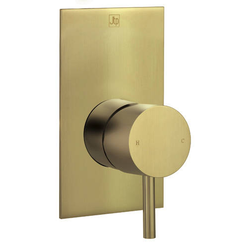 Additional image for Manual Shower Valve With Ceiling Arm & 250mm Head (Br Brass).