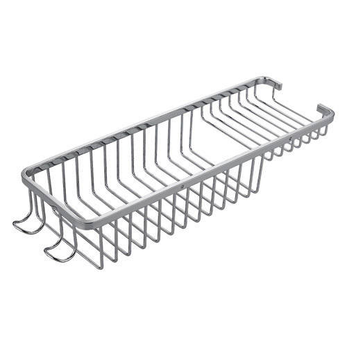 Additional image for Soap Basket With Hooks (Chrome).