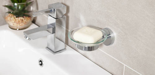 Additional image for Soap Dish & Holder (Chrome).
