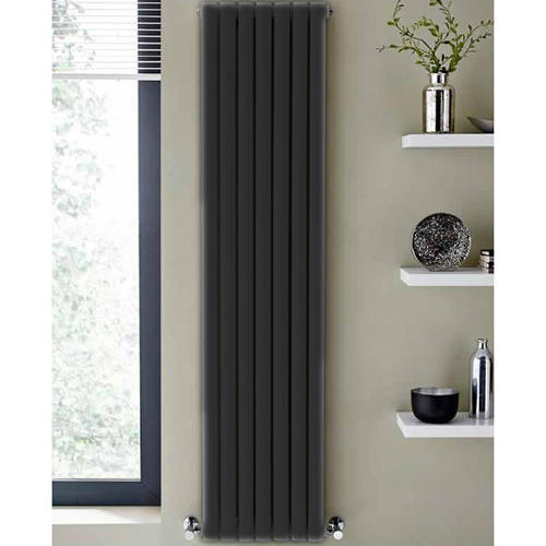 Additional image for Aspen Radiator 420W x 1600H mm (Single, Anthracite).