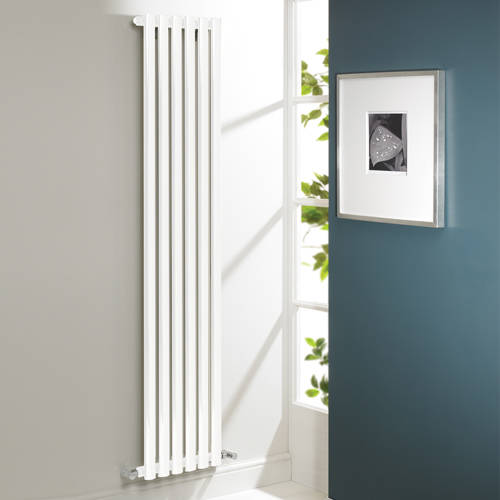 Additional image for Aspen Radiator 420W x 1800H mm (Single, White).