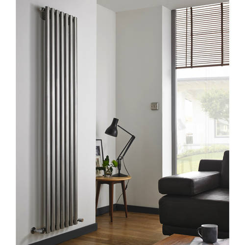 Additional image for Aspen Radiator 250W x 1800H mm (Single, Stainless Steel).