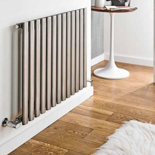 Additional image for Aspen Radiator 1200W x 600H mm (Single, Stainless Steel).