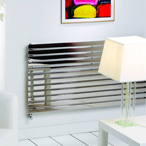 Additional image for Florida Vertical Radiator 590W x 1000H mm (Stainless Steel).