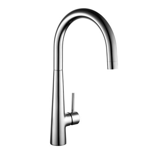 Additional image for Sink Mixer Tap With Single Lever Handle (Chrome).