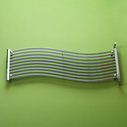 Additional image for Miami Heated Towel Rail 1400W x 450H mm (Chrome).