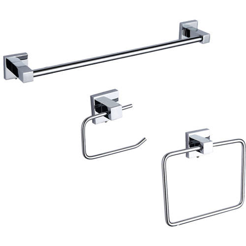 Additional image for Bathroom Accessories Pack 3 (Chrome).