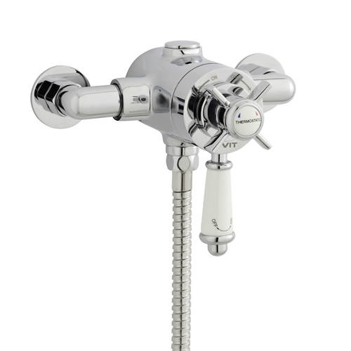 Additional image for Exposed Thermostatic Shower Valve (Chrome).